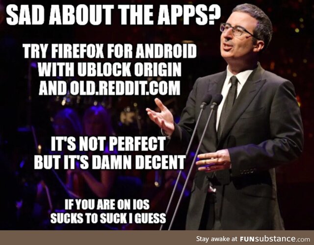 John Oliver's tips for at least one app alternative