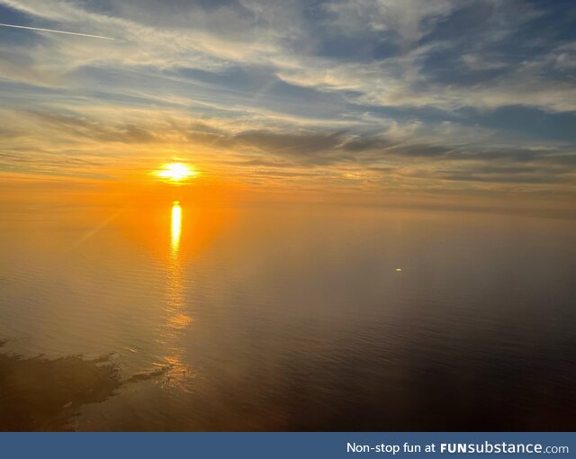 Sunset over Monterey Bay