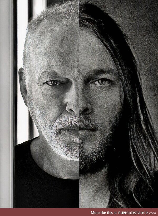 David Gilmour now and then