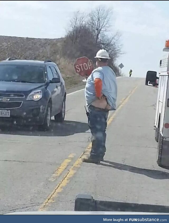 Traffic had to be rerouted due to a large crack in the road