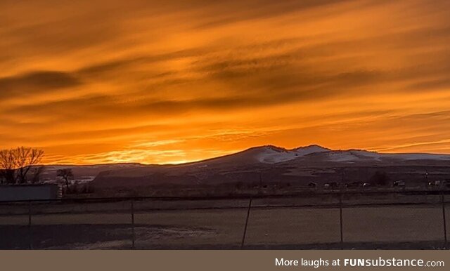 Sunset at the ranch