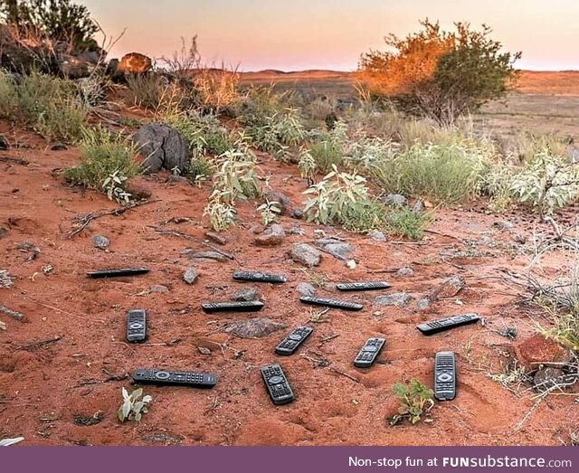 A very remote area of outback Australia