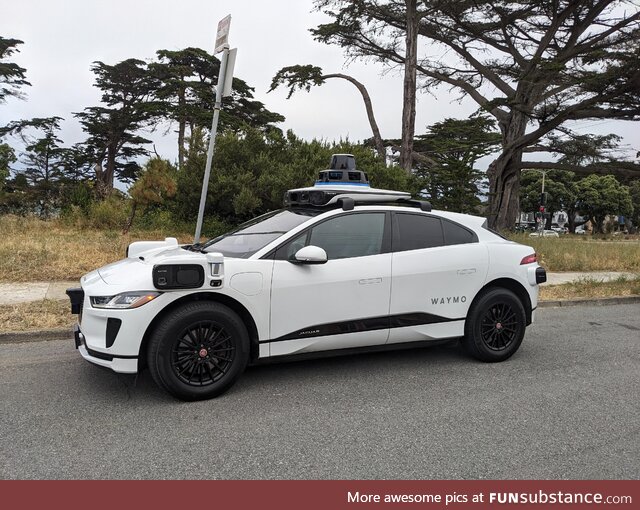 A driverless taxi