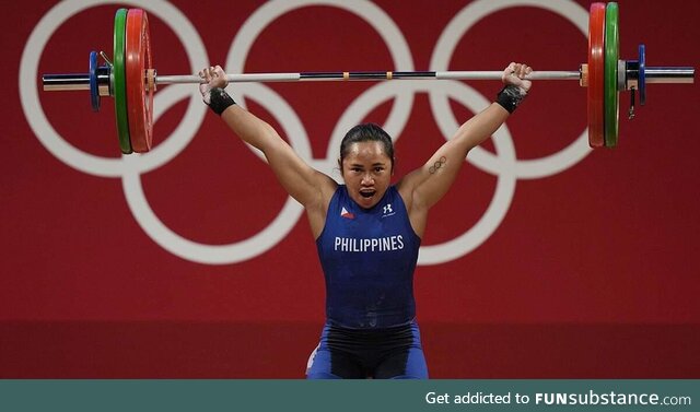 Hidilyn Diaz gives the Philippines its first-ever Olympic gold after 97 years ????