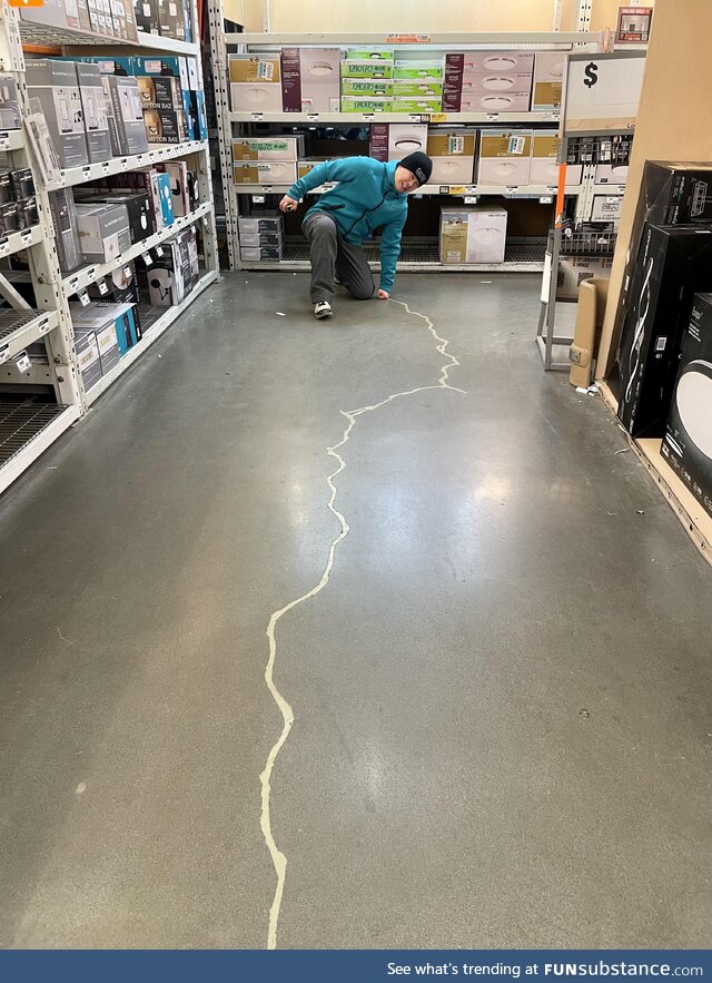 Saw this crack at Home Depot and couldn't resist a superhero stance