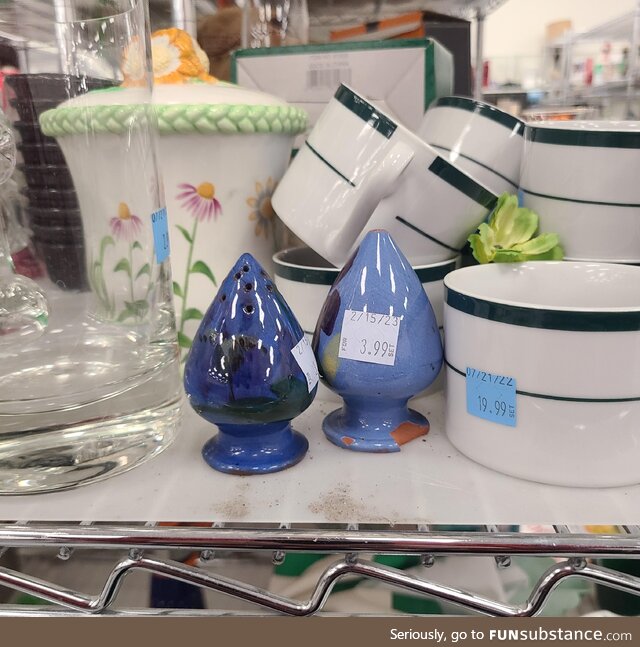 Thriftstore preowned salt & peppershakers