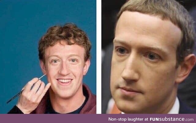 The fact that Zuckerburgs wax figure look more human than the real one