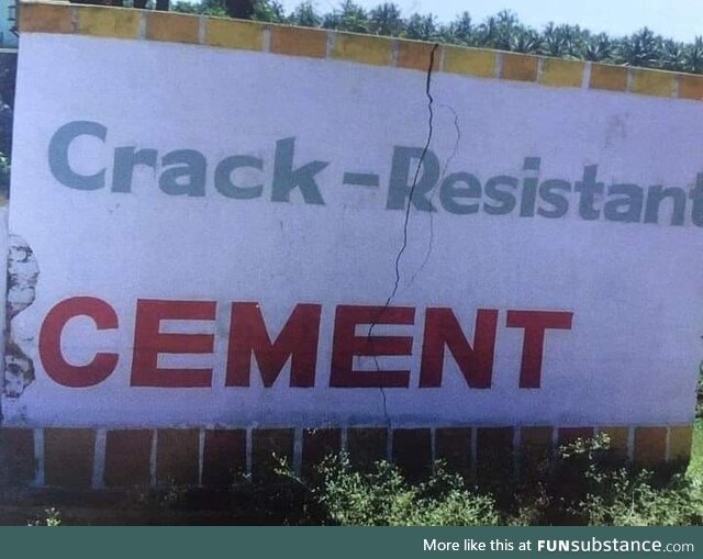 Impressive cement