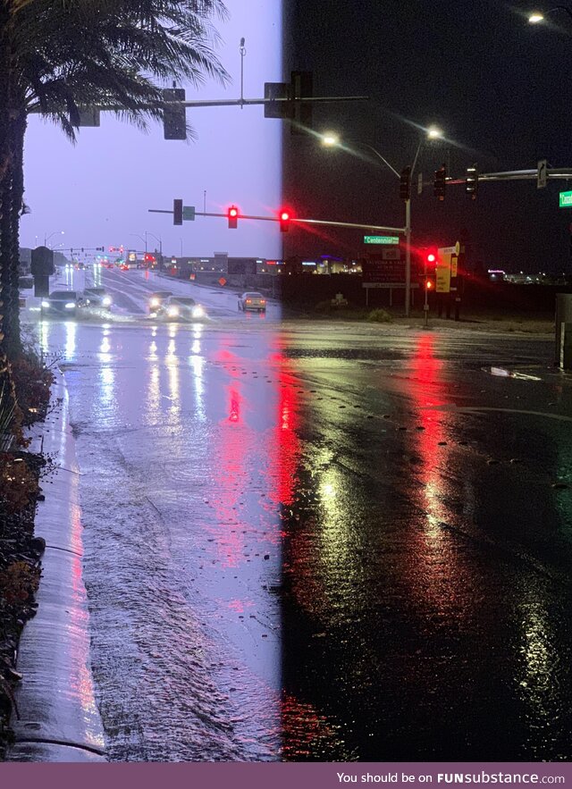 Pic right when lightning struck - Las Vegas