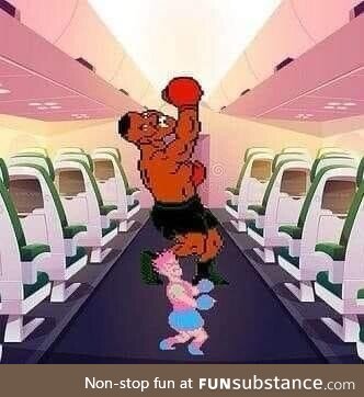 Mike Tyson’s Punch Out: Plane Edition