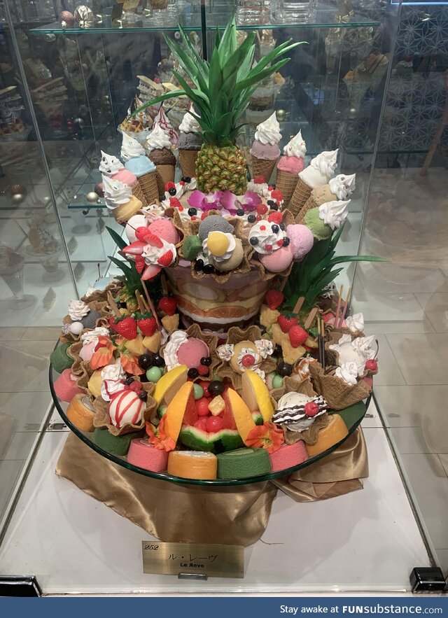 $500 Parfait from this cafe I went to in Kyoto