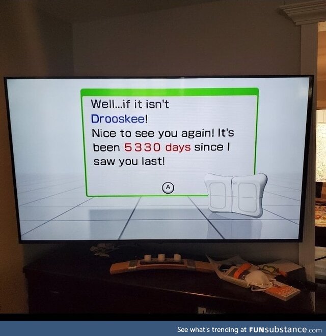 Passive aggressive wii fit