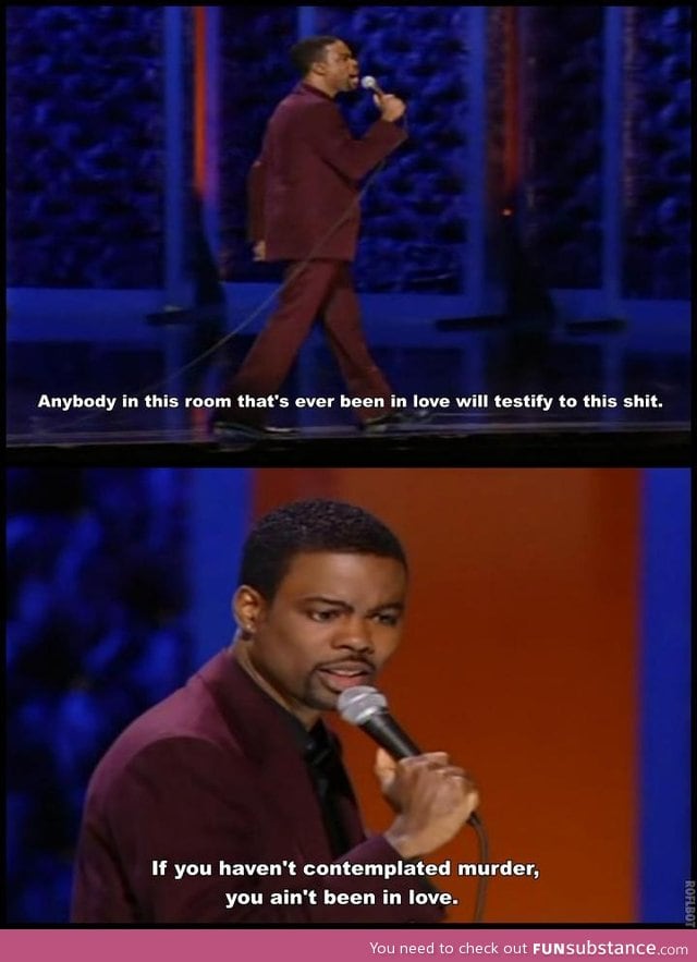 Chris Rock knows true love.