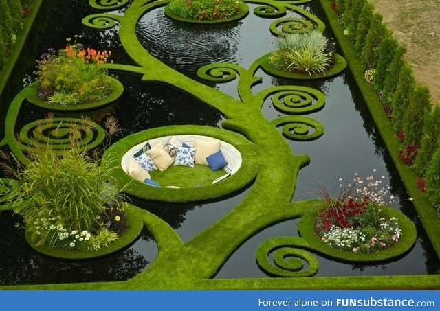 A garden in New Zealand