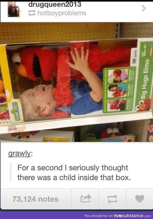 Not cool, elmo