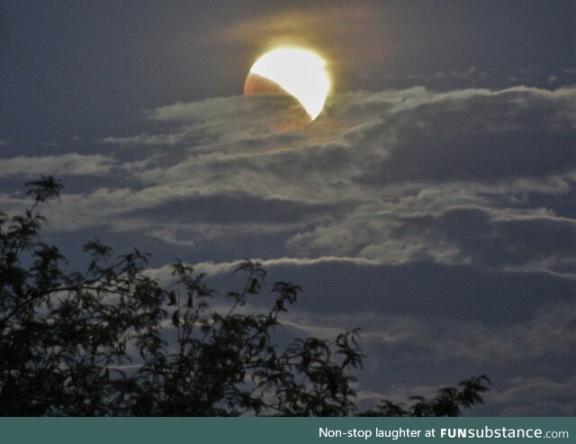 Lunar eclipse from Phoenix, AZ - May 15 2022