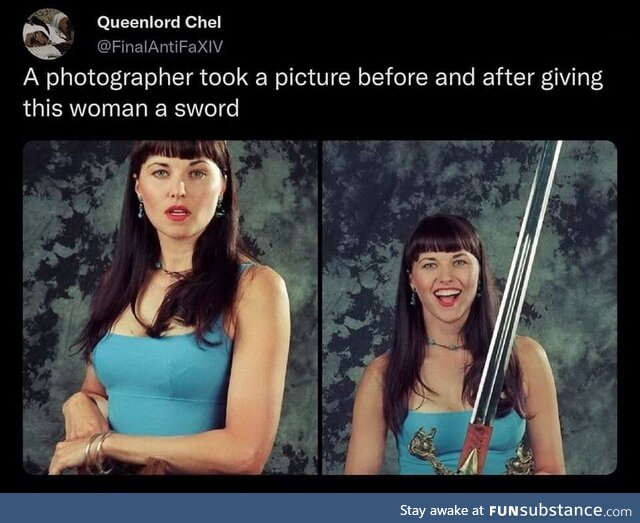 Everyone likes swords :D