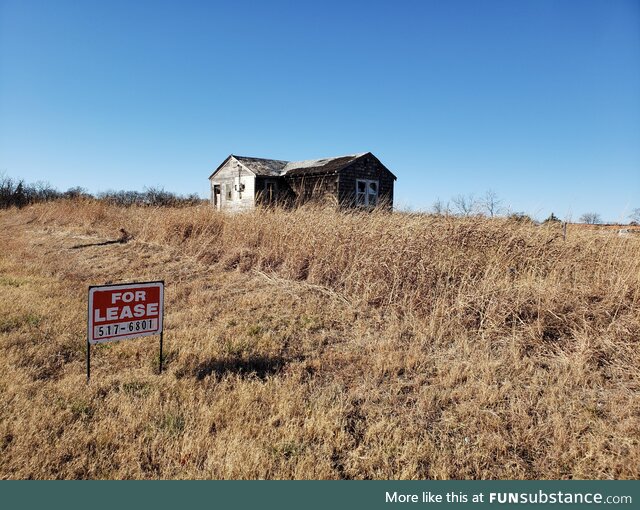 Today's housing market. Drove past this today