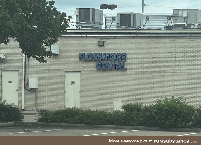 This dentist must have gotten tired of lecturing all their patients