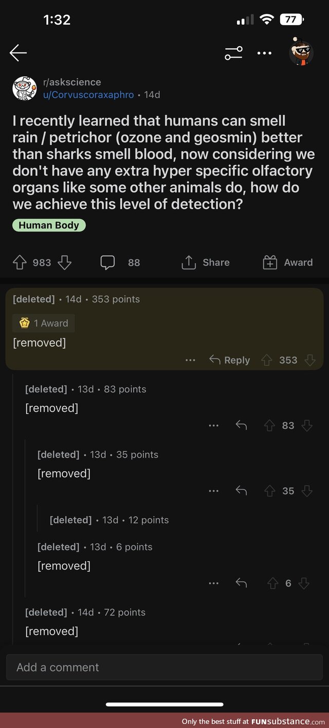 There a reason that some subs kill top answers like this?