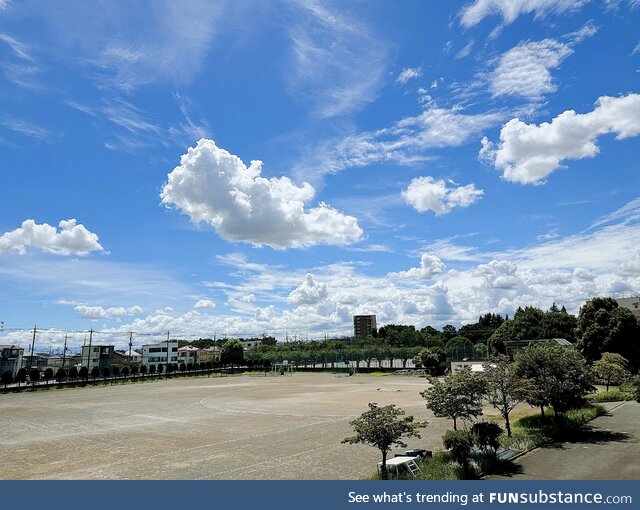 Summer skies in Japan