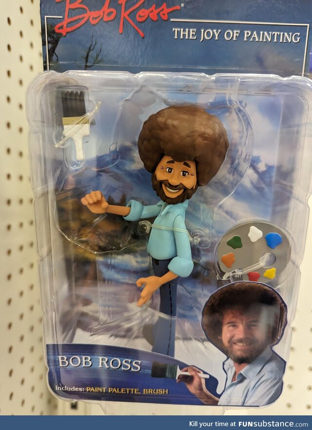 Bob Ross (vs. John Oliver) Action Figure