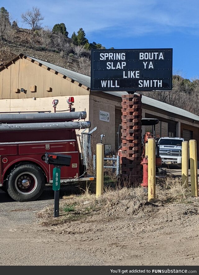 From a small town in Colorado at a hardware rental store