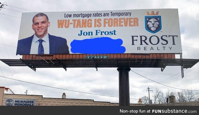 This is a legitimate billboard in Milwaukee