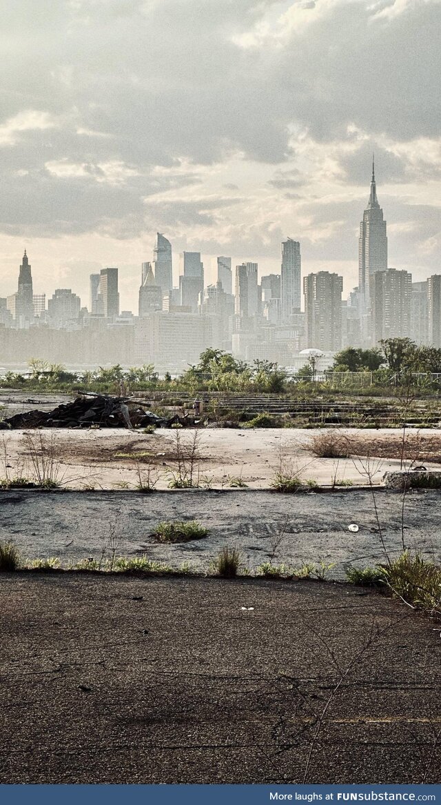 NYC skyline as seen from Brooklyn