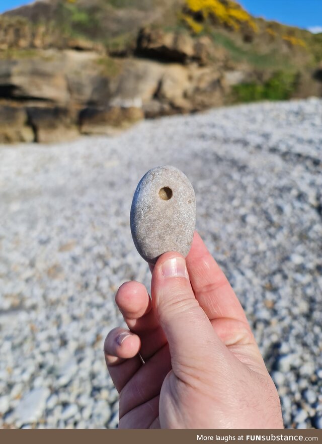 Rock on a Welsh Beach