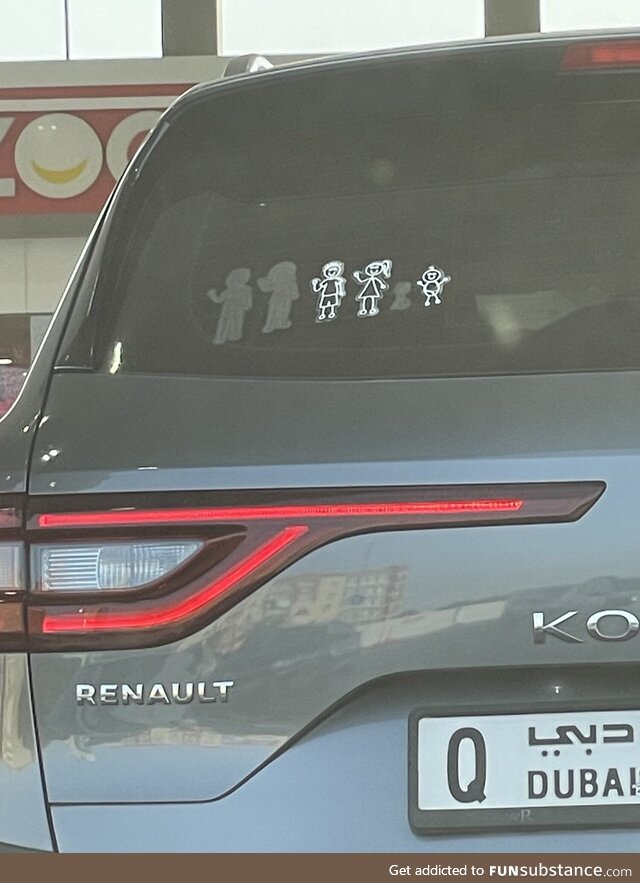 Parents took the dog and left the baby with the kids