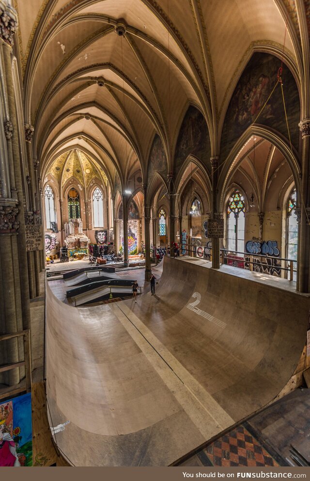 St. Liborius Church, purchased by skaters and turned into a dream park