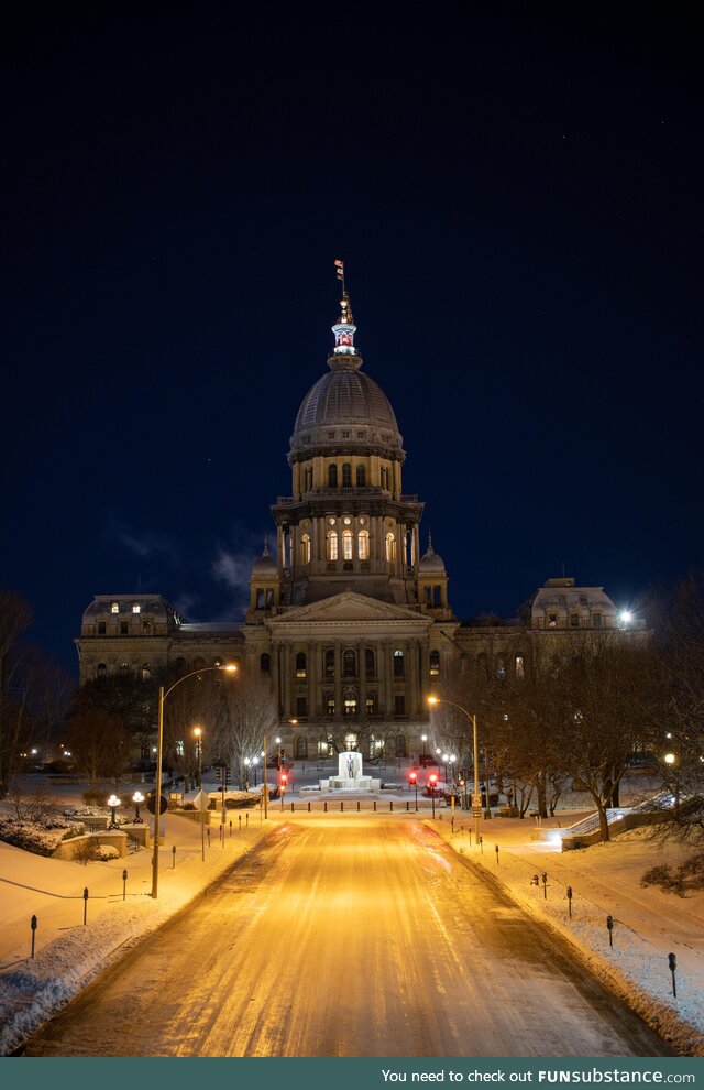 [OC] a picture as cold as the Illinois legislature