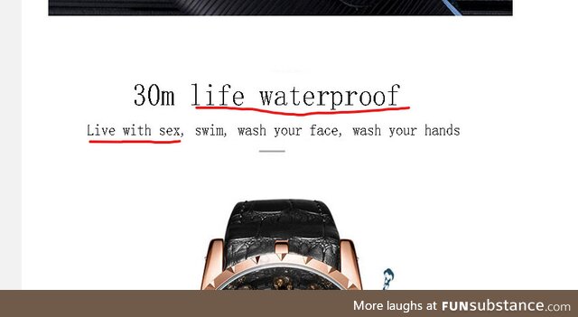 Aliexpress strikes again, this watch is not for ors