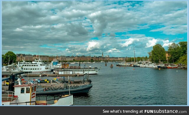 Boats in Stockholm