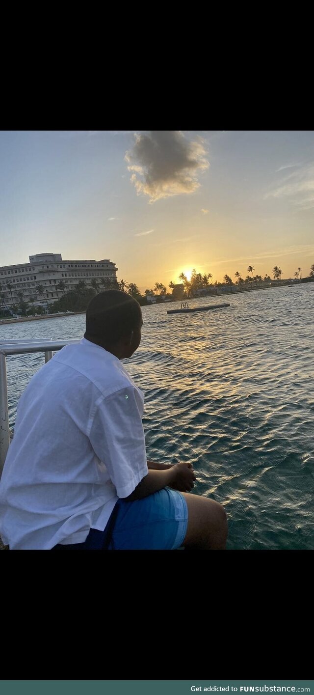 [OC] sitting down and watching the sunset in San Juan is pretty nice