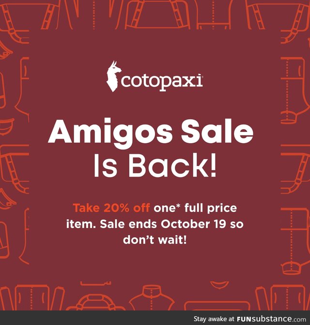 The Amigos Sale is back just in time for fall! Use code AMIGOS20 at checkout to take 20%