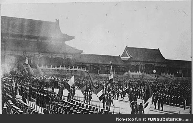 Forbidden City China during The Revolution. C. 1912