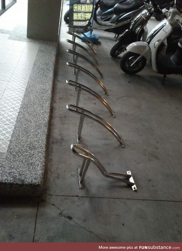 Bicycle rack slacking off?