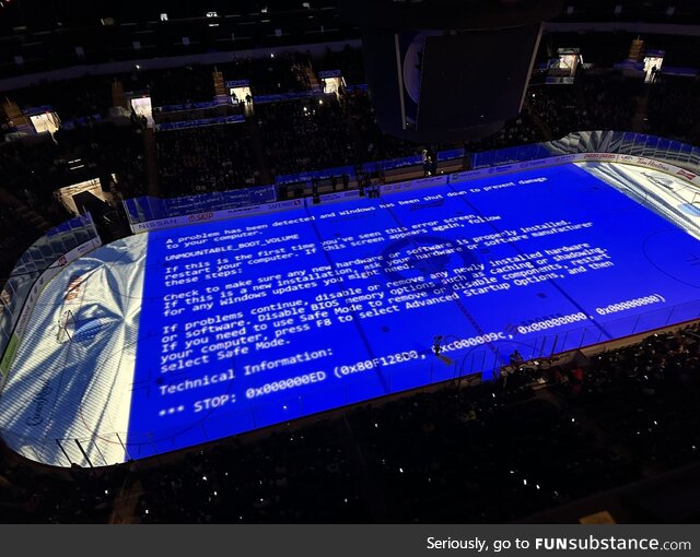 Hockey arena bsod