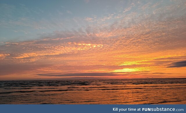 Sunset on the Gulf of Finland