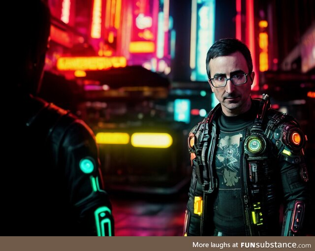 John Oliver in Cyberpunk 2077