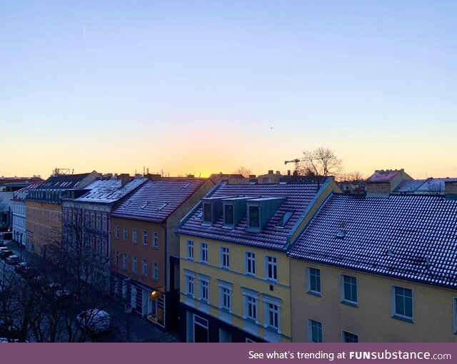 What a nice morning, Berlin, Jan 21