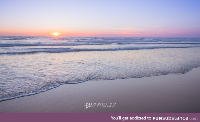 Sunset on Rockaway Beach, Oregon