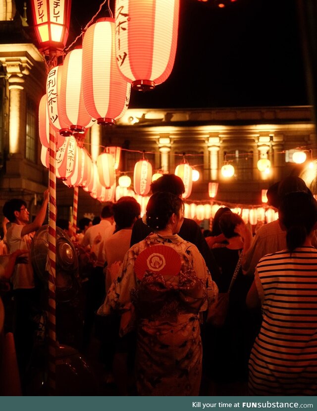 [OC] Japanese Matsuri in Tokyo this past August