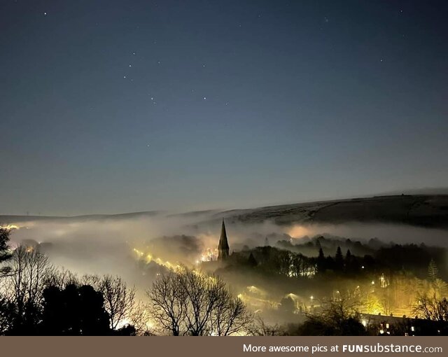 Christmas has come to the UK, Lancashire