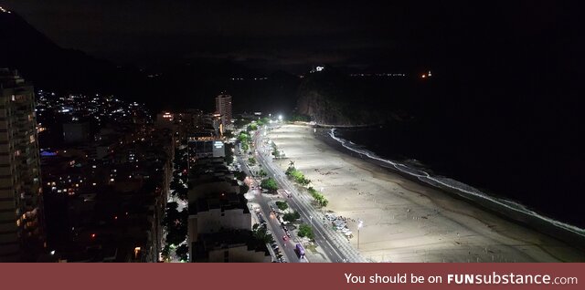 Boa noite from Copacabana, Brazil