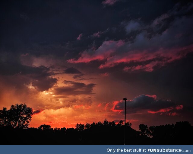 Sunset Before the Storm