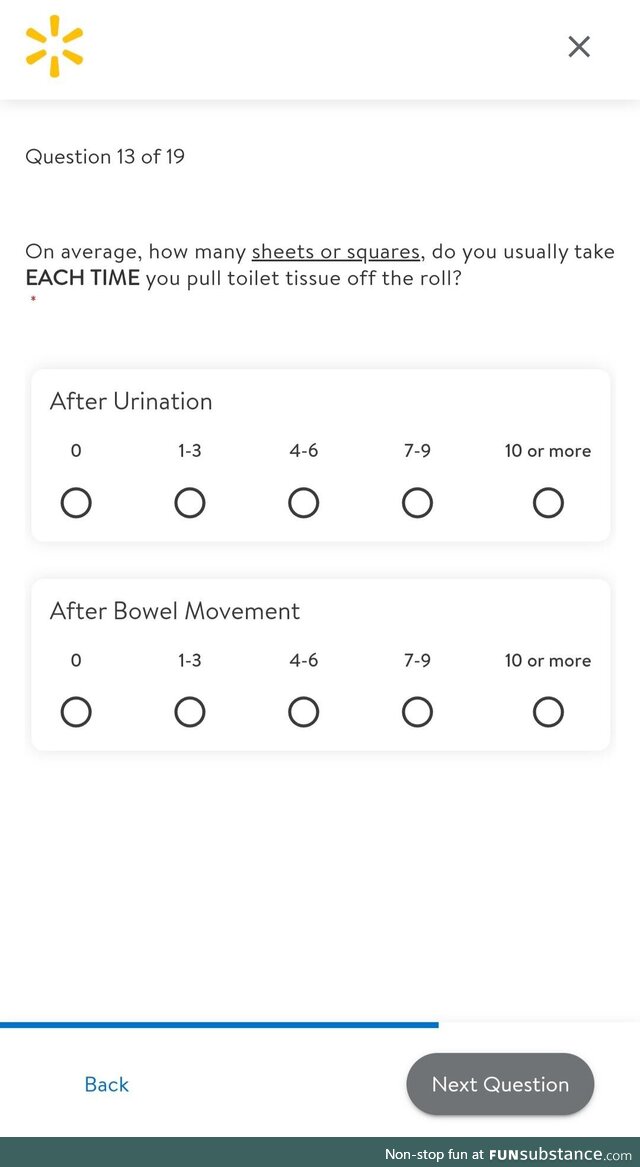 Walmart surveys are getting really personal