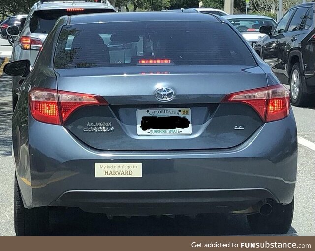 Proud parent bumpersticker